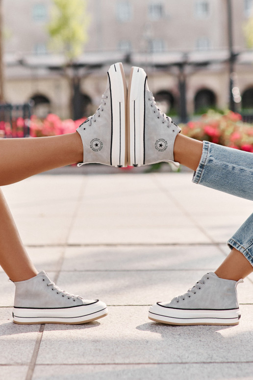 riscaldamento Scarpe per il tempo libero con una piattaforma Eko Pelle Big Star OO274069 colore blu