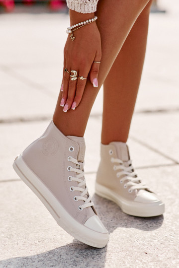 Scarpe per il tempo libero riscaldamento in ecopelle colore rosa Big Star OO274933 2