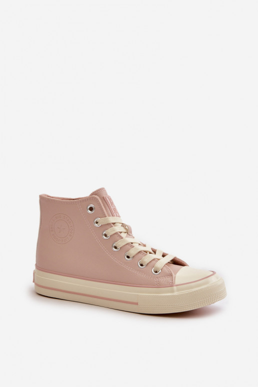 Scarpe per il tempo libero riscaldamento in ecopelle colore rosa Big Star OO274933 Scarpe per il tempo libero riscaldamento in ecopelle colore rosa Big Star OO274933