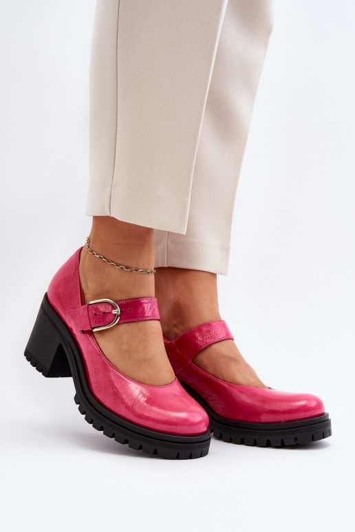 Scarpe laccate colore rosa Zazoo