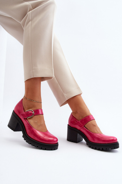 Scarpe laccate colore rosa Zazoo