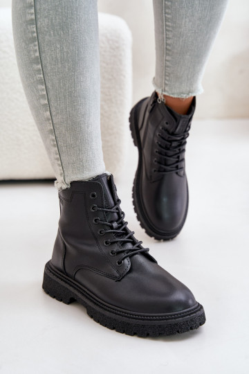 Stivaletti da lavoro riscaldati da donna OO274A126 colore nero 2