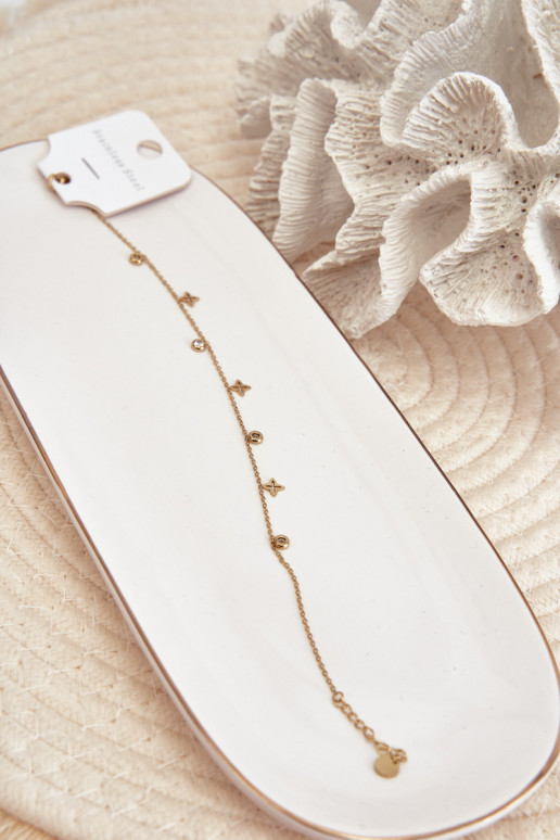 Il braccialetto è d'oro