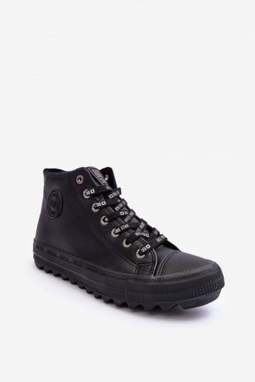 Scarpe per il tempo libero Big Star Alto riscaldamento colore nero EE274110 2