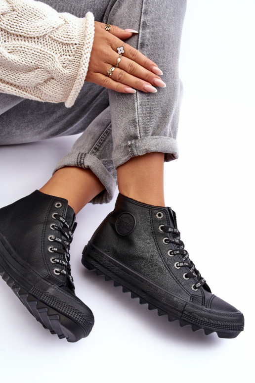 Scarpe per il tempo libero Big Star Alto riscaldamento colore nero EE274110 Scarpe per il tempo libero Big Star Alto riscaldamento colore nero EE274110