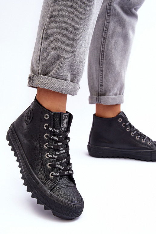 Scarpe per il tempo libero Big Star Alto riscaldamento colore nero EE274110 Scarpe per il tempo libero Big Star Alto riscaldamento colore nero EE274110
