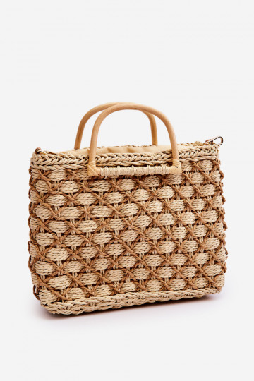 Elegante borsa intrecciata