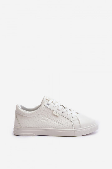 Scarpe casual da uomo in ecopelle Big Star OO174020 Hi-Poly System Colore bianco 2