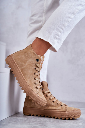 Scarpe per il tempo libero Big Star Alto riscaldamento colore marrone GG274072