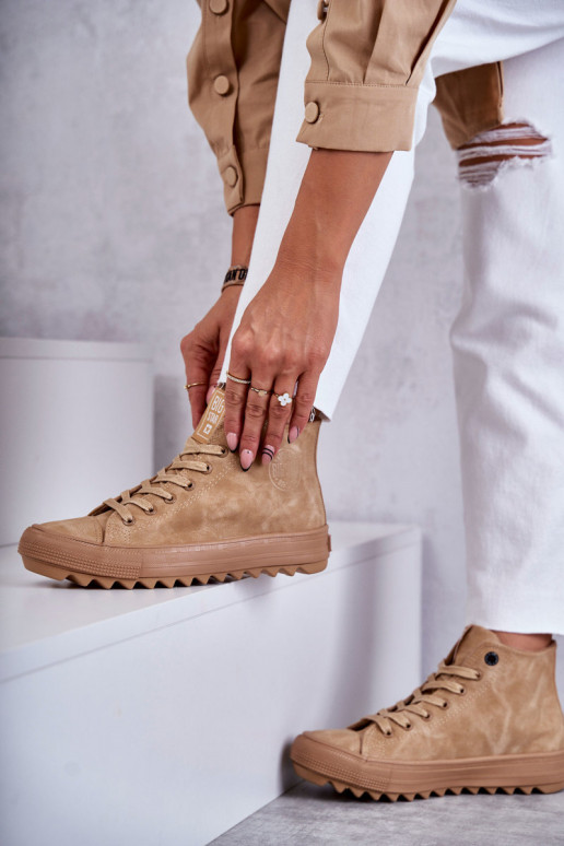 Scarpe per il tempo libero Big Star Alto riscaldamento colore marrone GG274072