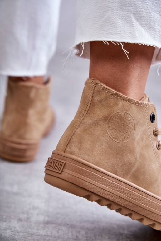 Scarpe per il tempo libero Big Star Alto riscaldamento colore marrone GG274072