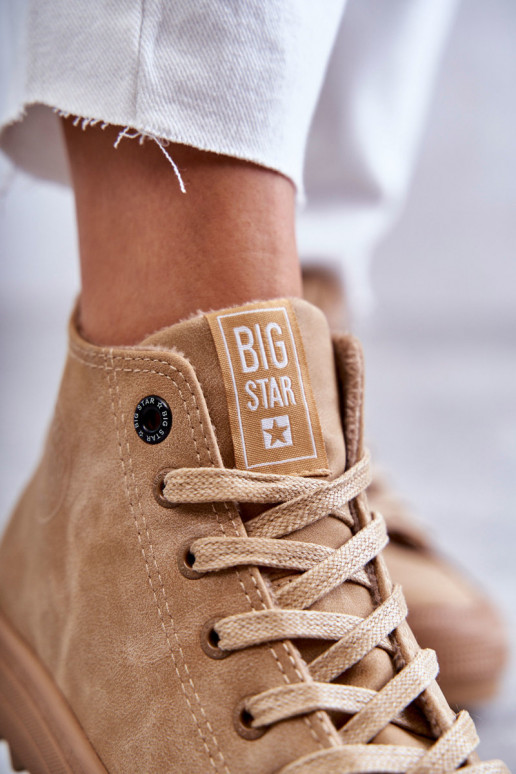 Scarpe per il tempo libero Big Star Alto riscaldamento colore marrone GG274072