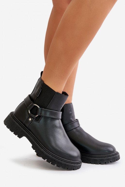 stivali alla moda riscaldamento Al Castello Big Star OO274A128 colore nero stivali alla moda riscaldamento Al Castello Big Star OO274A128 colore nero