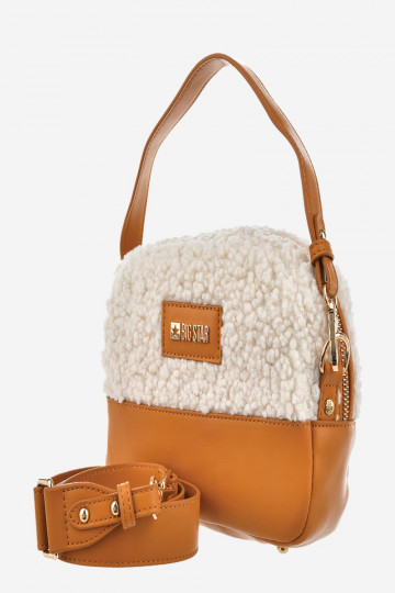 Borsa a mano piccola da donna Big Star OO574131 colore marrone 2