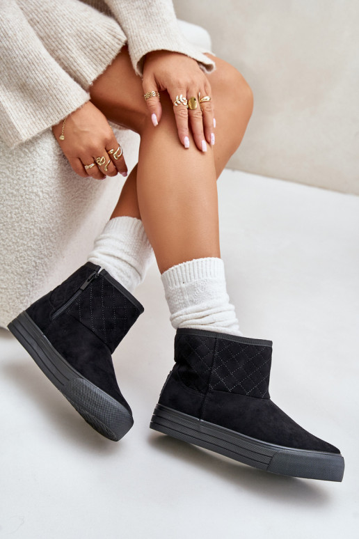 Stivali Stivali da neve Al Castello riscaldamento con pelliccia all interno Big Star OO274A522 colore nero