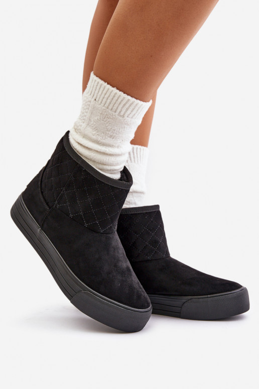 Stivali Stivali da neve Al Castello riscaldamento con pelliccia all interno Big Star OO274A522 colore nero