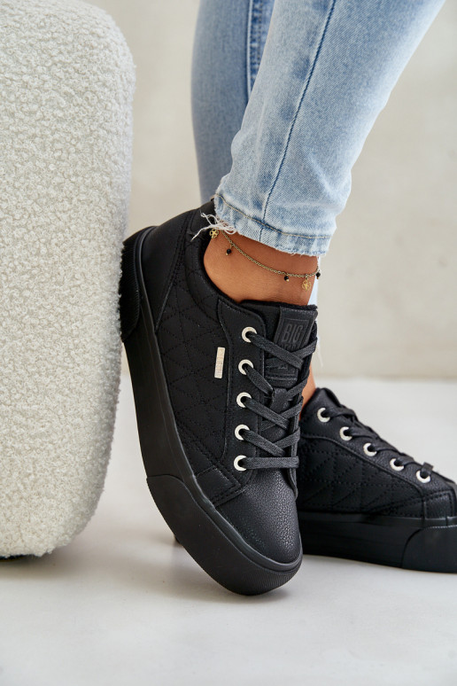 Scarpe per il tempo libero con una piattaforma riscaldamento Big Star OO274A465 colore nero