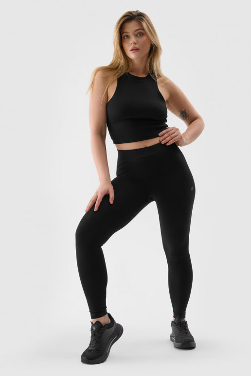 Legginsy Femminile DzianinoAe colore nero 4FINMM00TTIGF195-20S