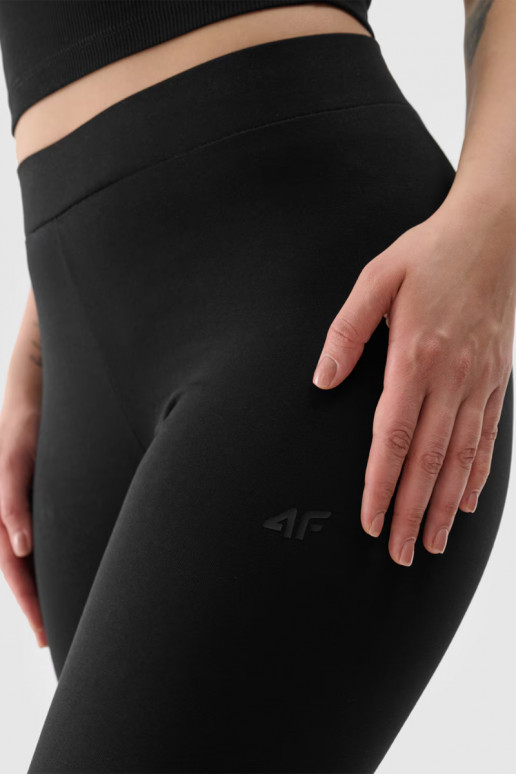 Legginsy Femminile DzianinoAe colore nero 4FINMM00TTIGF195-20S