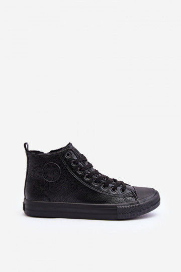 Scarpe casual isolate da uomo con cerniera in nero Big Star MM174012 2