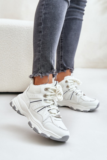 riscaldamento Scarpe modello sneakers Femminile Big Star OO274A161 Colore bianco 2