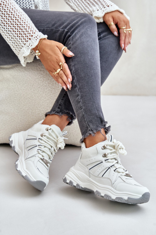 riscaldamento Scarpe modello sneakers Femminile Big Star OO274A161 Colore bianco