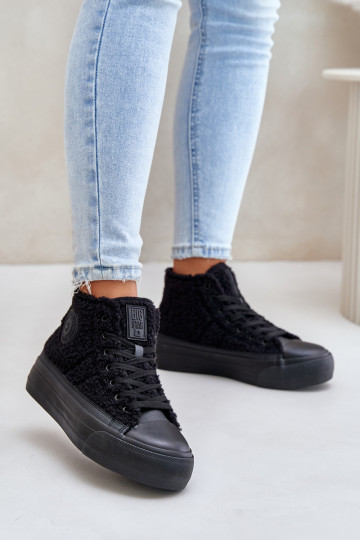riscaldamento Scarpe per il tempo libero con una pelliccia Typu Baranek Big Star OO274A443 colore nero