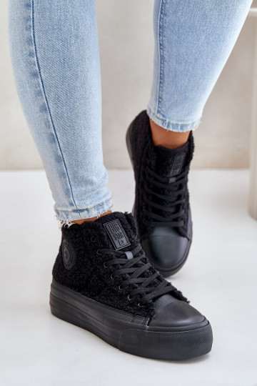 riscaldamento Scarpe per il tempo libero con una pelliccia Typu Baranek Big Star OO274A443 colore nero 2