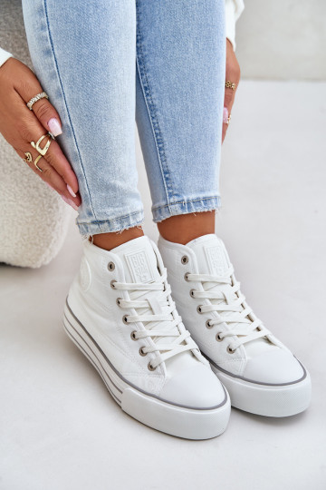 scarpe casual con piattaforma isolata OO274A473 bianco