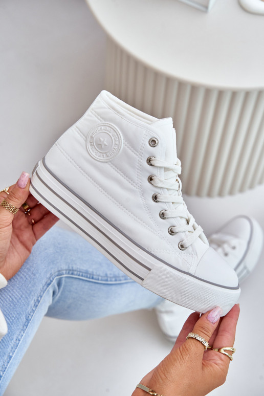 riscaldamento Scarpe per il tempo libero con una piattaforma OO274A473 Colore bianco