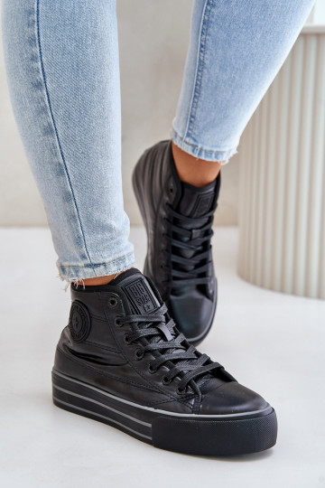 Scarpe casual con plateau isolato OO274A471 in nero