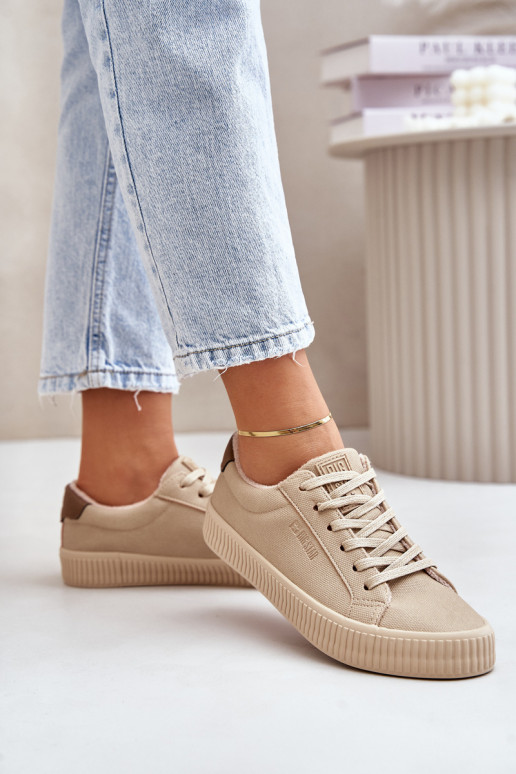 riscaldamento Scarpe per il tempo libero Big Star OO274A461 beige