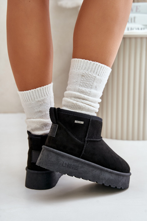 Doposci con piattaforma Big Star OO274A099 colore nero