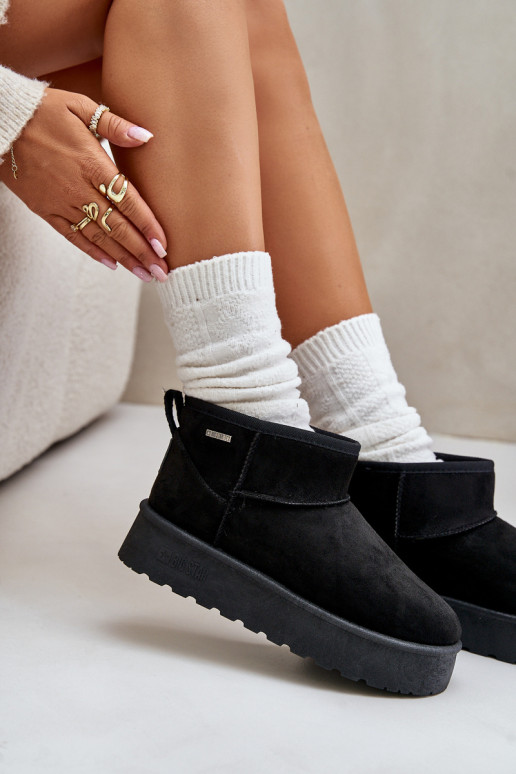 Doposci con piattaforma Big Star OO274A099 colore nero