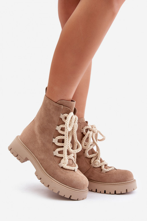 riscaldamento Stivali Z in ecopelle scamosciatau Al Castello beige Caellita riscaldamento Stivali Z in ecopelle scamosciatau Al Castello beige Caellita