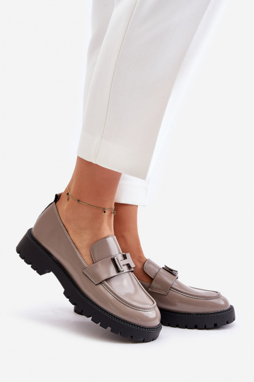 Mocassini da donna in vernice Vinceza...