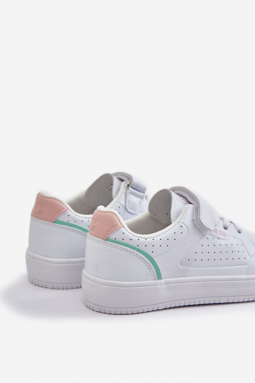 scarpe casual Infantile in ecopelle con chiusure adesive Big Star OO374005 Colore bianco