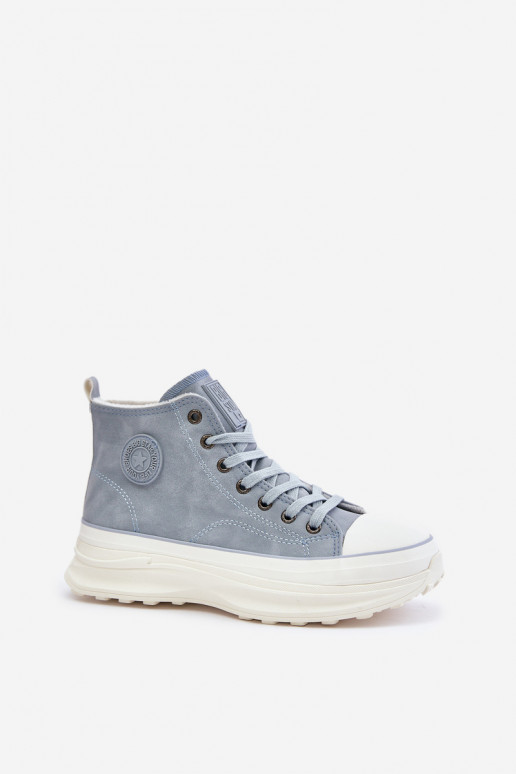 riscaldamento Scarpe per il tempo libero con una piattaforma Big Star OO274072 colore blu