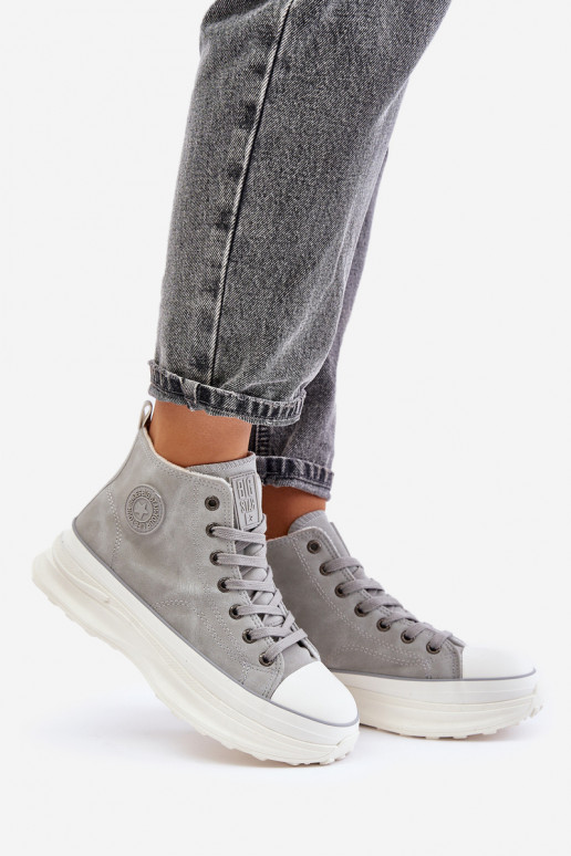riscaldamento Scarpe per il tempo libero con una piattaforma Big Star OO274073 colore grigio