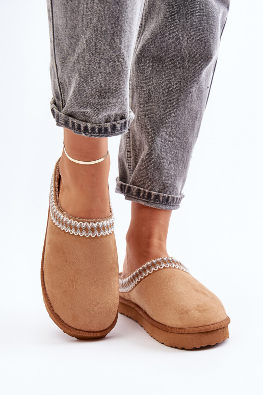 Conveniente scarpe fatti in casa Pantofole Z Haftem Femminile Inblu FX000021 colore marrone Conveniente scarpe fatti in casa Pantofole Z Haftem Femminile Inblu FX000021 colore marrone