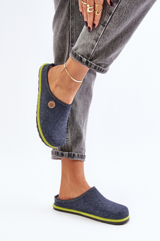 scarpe fatti in casa Femminile Pantofole Inblu CS000039 blu scuro scarpe fatti in casa Femminile Pantofole Inblu CS000039 blu scuro