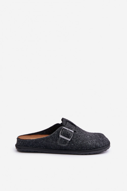 Pantofole comode per uomo con fibbie Inblu SI000019 colore grigio Pantofole comode per uomo con fibbie Inblu SI000019 colore grigio