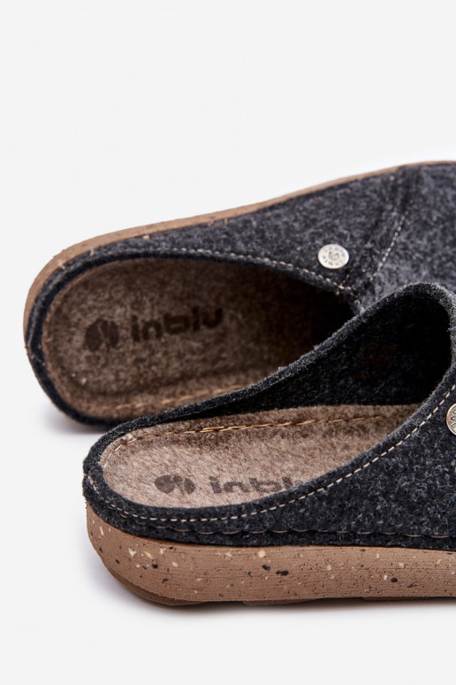 per uomo scarpe fatti in casa Pantofole Pantofole Inblu MT000011 colore grigio per uomo scarpe fatti in casa Pantofole Pantofole Inblu MT000011 colore grigio