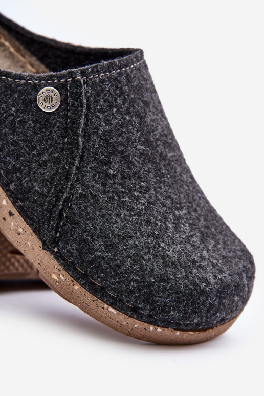 per uomo scarpe fatti in casa Pantofole Pantofole Inblu MT000011 colore grigio per uomo scarpe fatti in casa Pantofole Pantofole Inblu MT000011 colore grigio