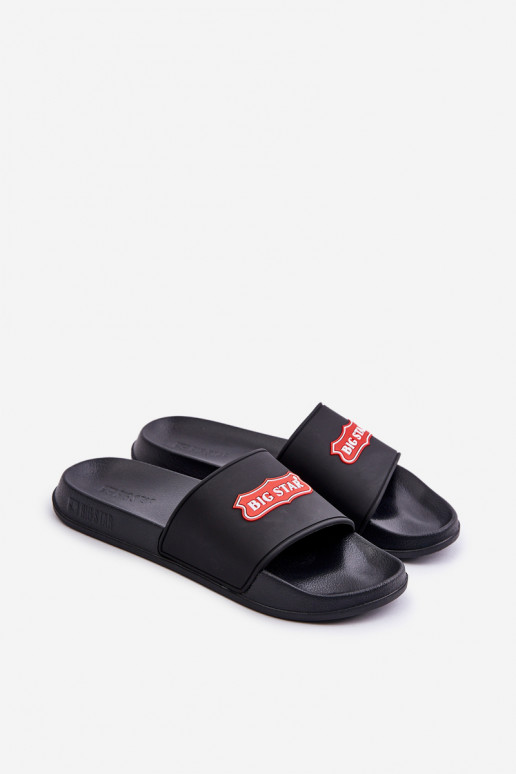 Pantofole per uomo Z Logo Big Star OO174028 colore nero Pantofole per uomo Z Logo Big Star OO174028 colore nero