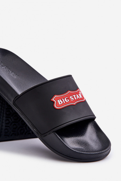 Pantofole per uomo Z Logo Big Star OO174028 colore nero Pantofole per uomo Z Logo Big Star OO174028 colore nero