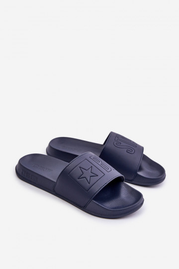 Pantofole leggere da uomo Big Star OO174031 blu scuro