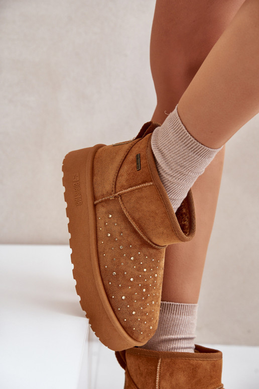 Stivali da neve Con decorazione con una piattaforma Big Star OO274A104 colore marrone Stivali da neve Con decorazione con una piattaforma Big Star OO274A104 colore marrone