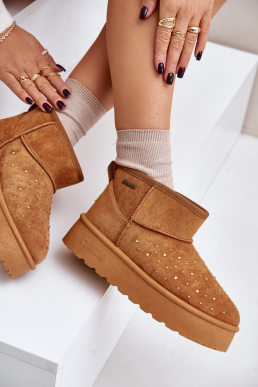 Stivali da neve Con decorazione con una piattaforma Big Star OO274A104 colore marrone Stivali da neve Con decorazione con una piattaforma Big Star OO274A104 colore marrone