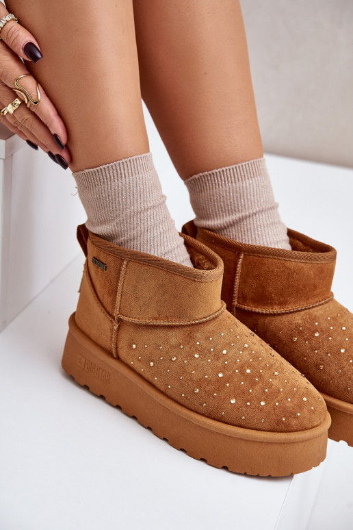 Stivali da neve Con decorazione con una piattaforma Big Star OO274A104 colore marrone Stivali da neve Con decorazione con una piattaforma Big Star OO274A104 colore marrone